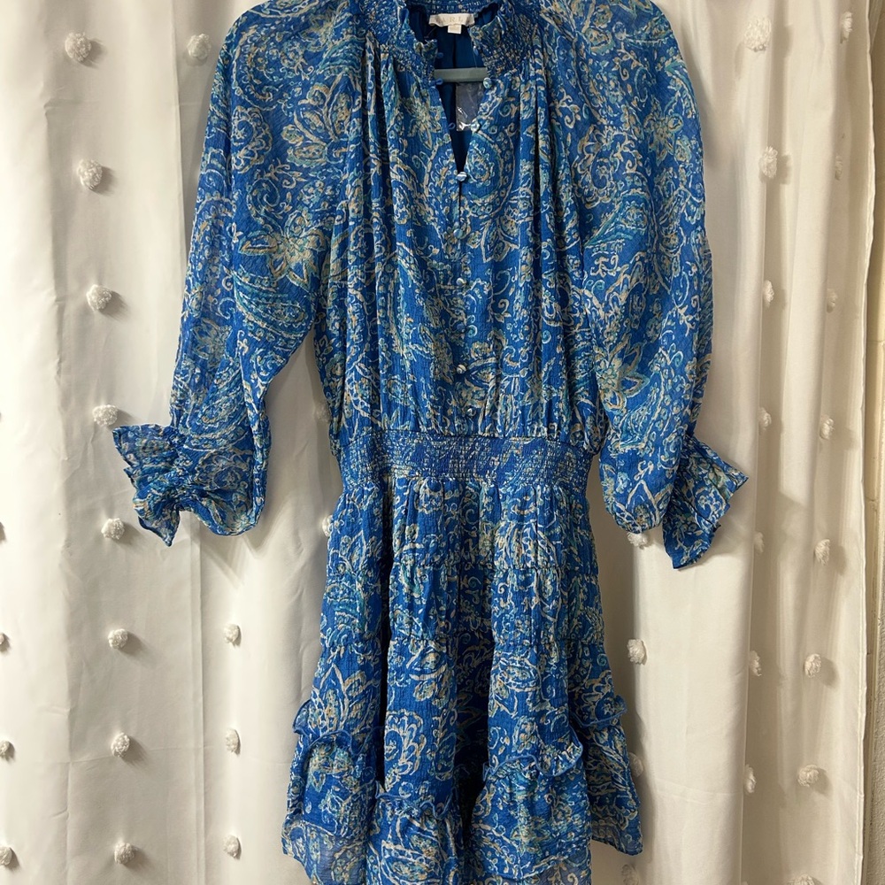 Karlie Blue Paisley Women's Dress NWT